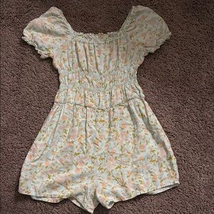 Floral Kids Romper